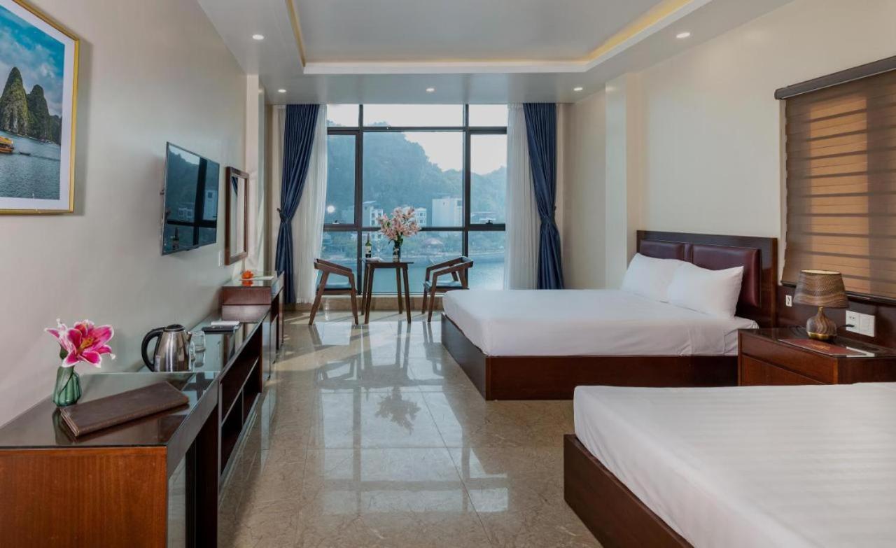 Aroma Cat Ba Sea View Hotel Chan Chau Экстерьер фото